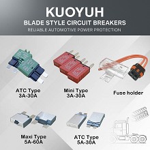 刀片式過載保護器：長途卡車與車隊的可靠電力保護