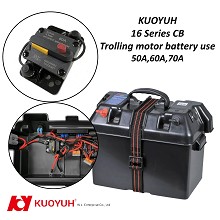 為電動舷外機電池盒選對保護：為何使用 KUOYUH 16 系列表面安裝過載保護器？